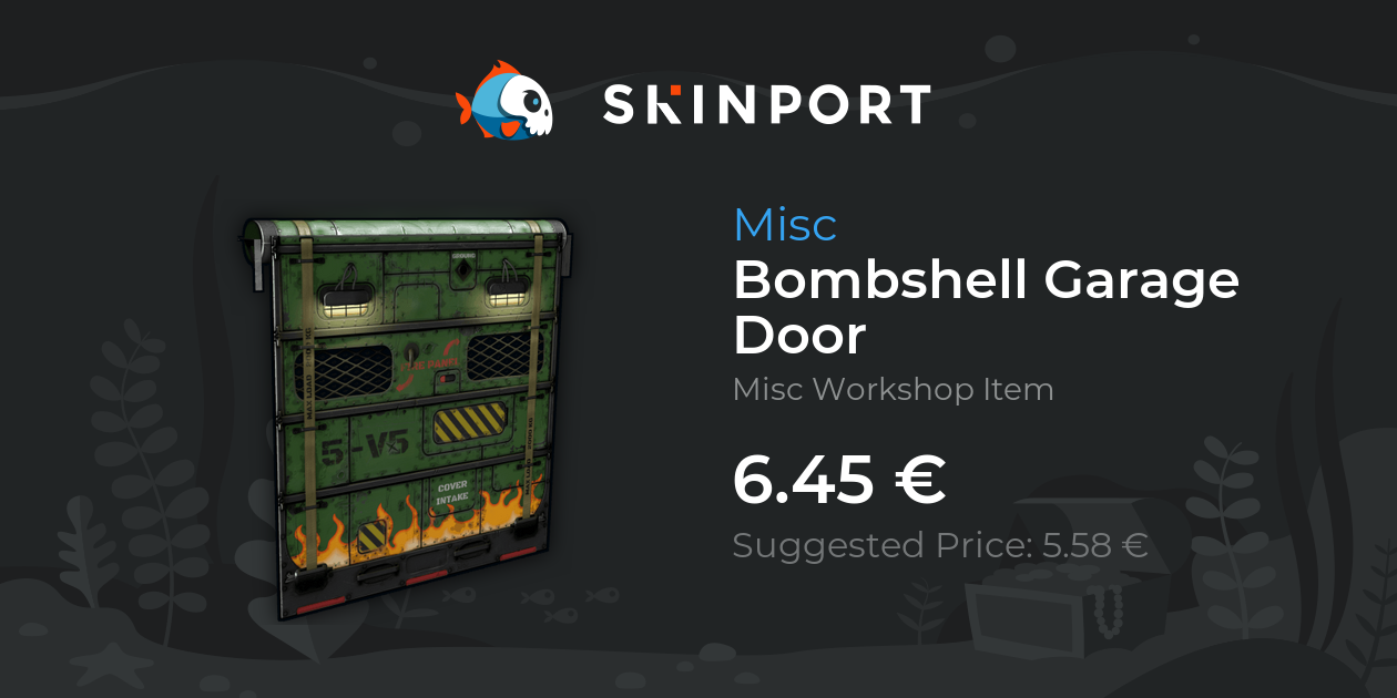 Bombshell Garage Door - Rust - Skinport