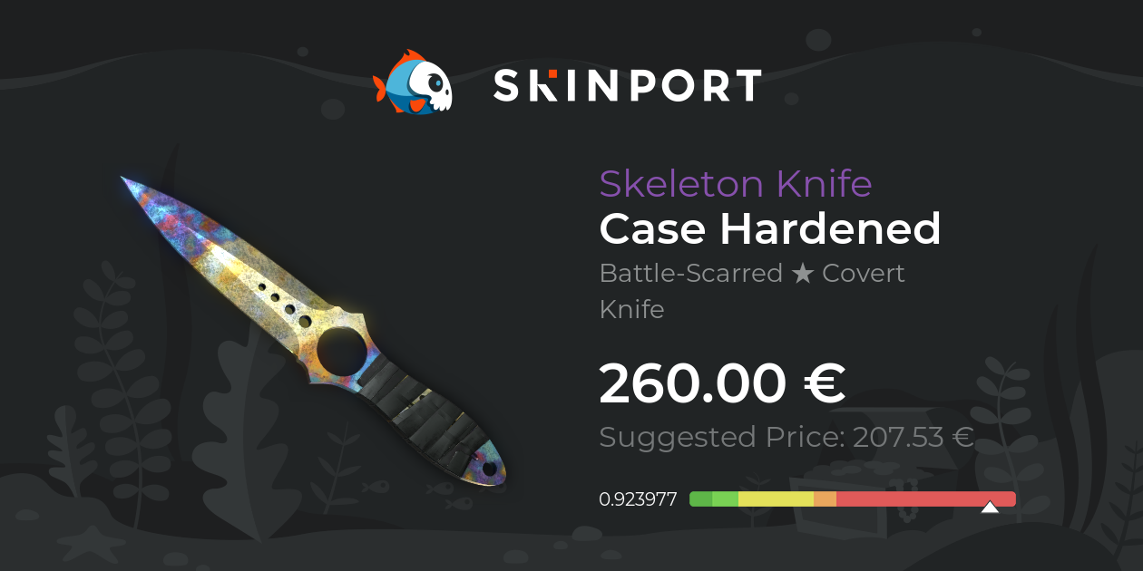 Skeleton Knife | Case Hardened (Battle-Scarred) - Counter-Strike 2 ...