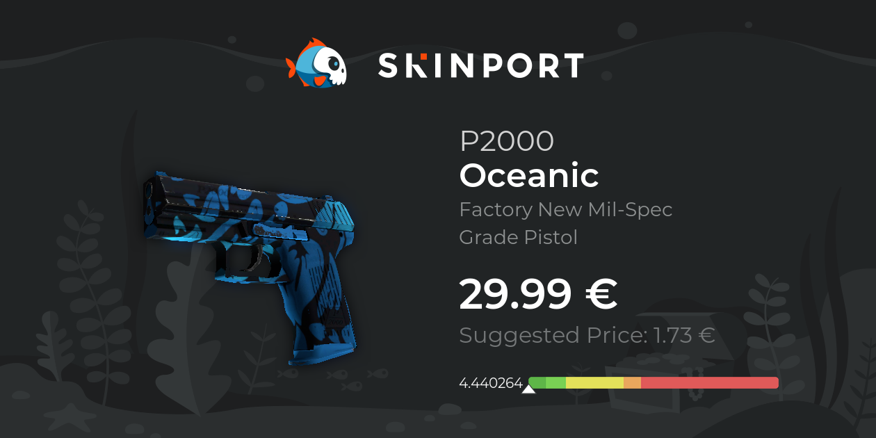 P2000 Oceanic (Factory New) Counter Strike 2 Skinport