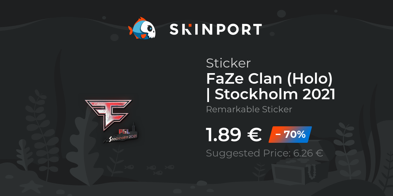 Sticker | FaZe Clan (Holo) | Stockholm 2021 - Counter-Strike 2 - Skinport