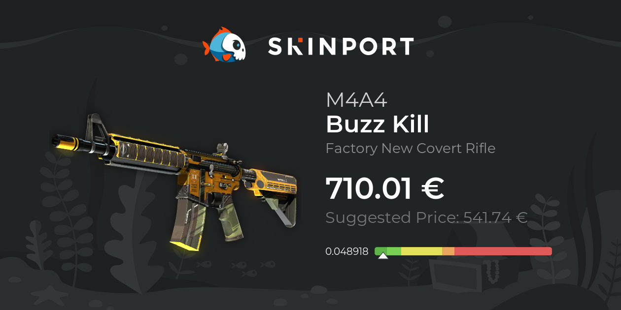 M4A4 | Buzz Kill (Factory New) - Counter-Strike 2 - Skinport