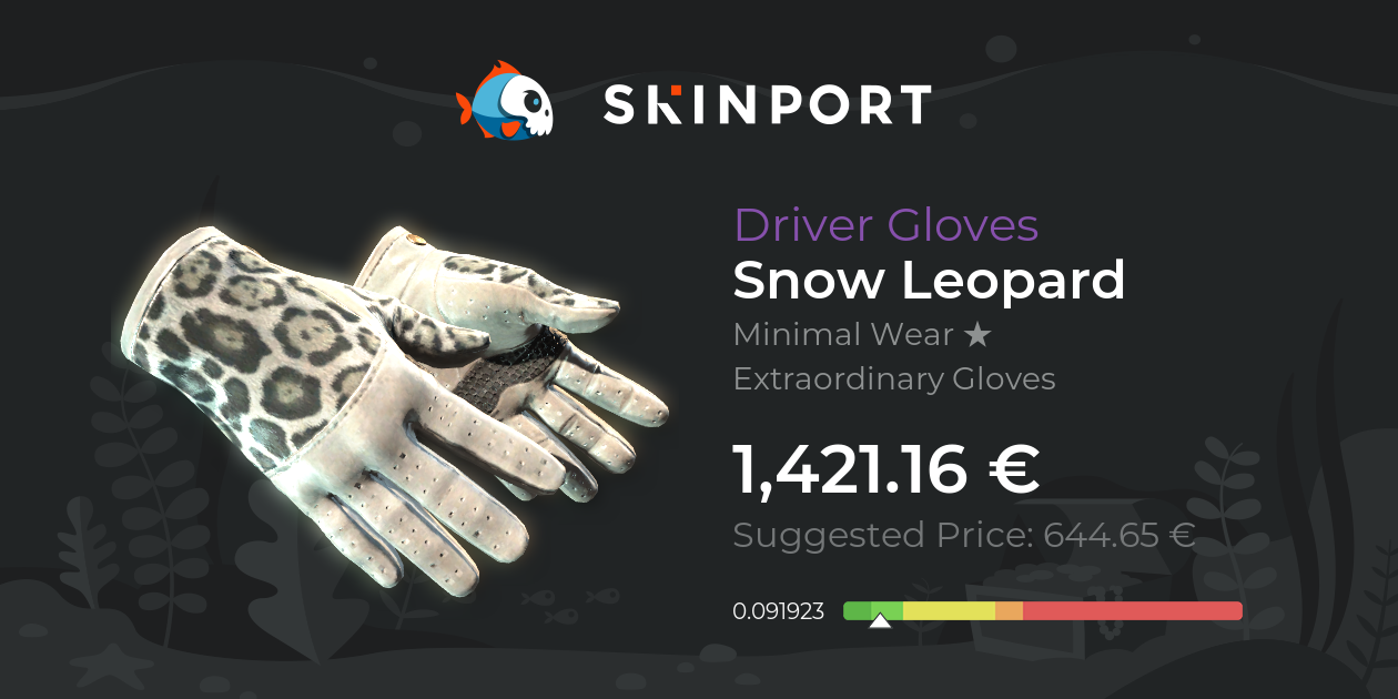 Driver Gloves Snow Leopard (Minimal Wear) Counter Strike 2 Skinport Driver Gloves Snow Leopard (Minimal Wear) Counter Strike 2 Skinport