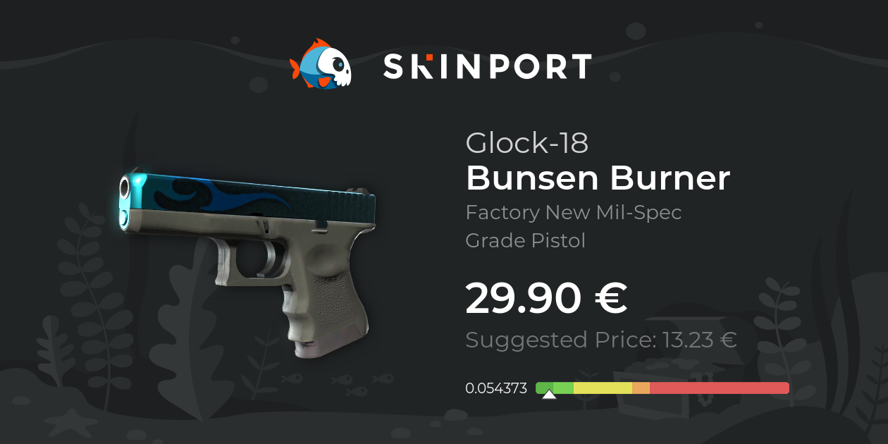 Glock-18 | Bunsen Burner (Factory New) - Counter-Strike 2 - Skinport