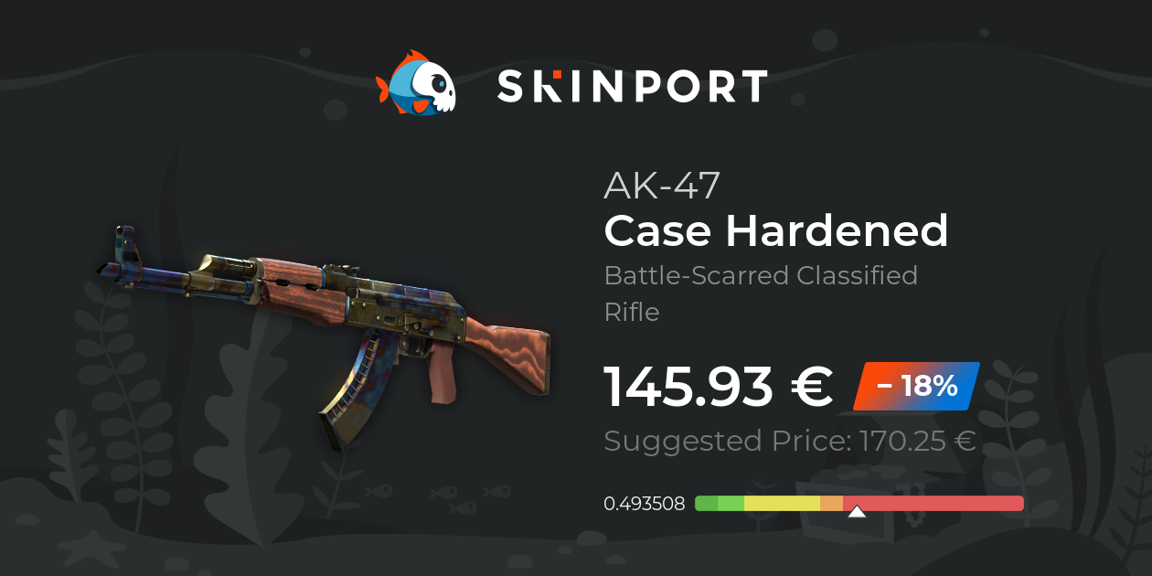 AK-47 | Case Hardened (Battle-Scarred) - Counter-Strike 2 - Skinport