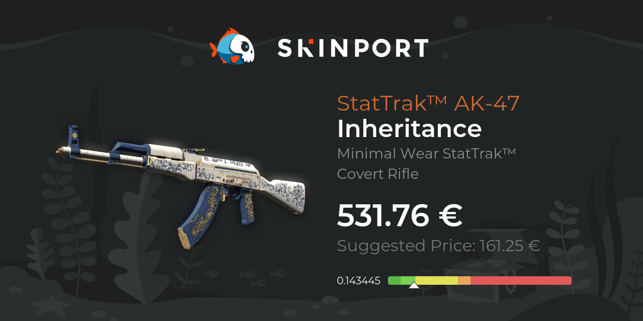 StatTrak™ AK-47 | Inheritance (Minimal Wear) - Counter-Strike 2 - Skinport