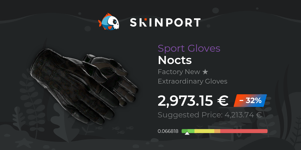 Sport Gloves Nocts (Factory New) CSGO Skinport