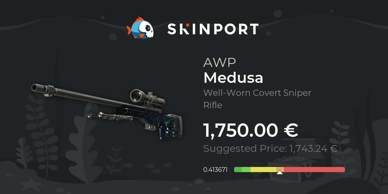 AWP | Medusa (Well-Worn) - Counter-Strike 2 - Skinport
