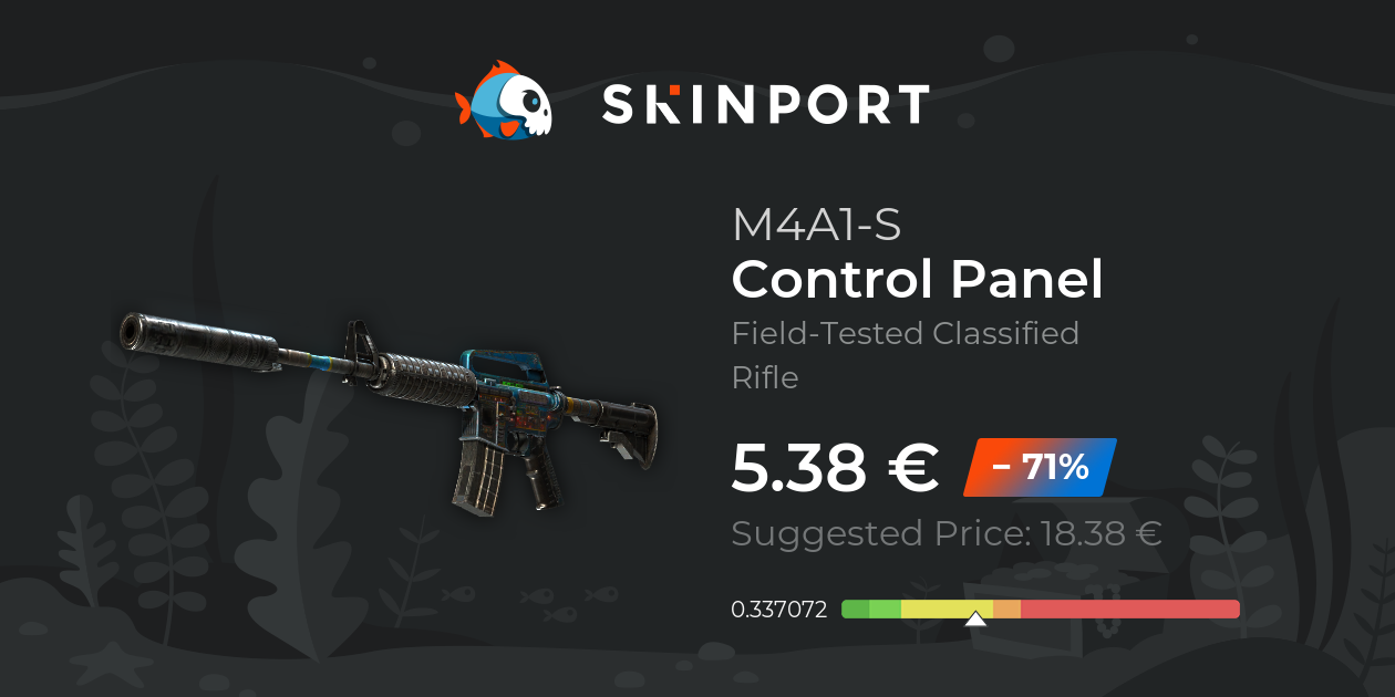 M4A1-S | Control Panel (Field-Tested) - Counter-Strike 2 - Skinport
