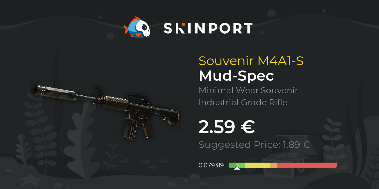Souvenir M4A1-S | Mud-Spec (Minimal Wear) - Counter-Strike 2 - Skinport