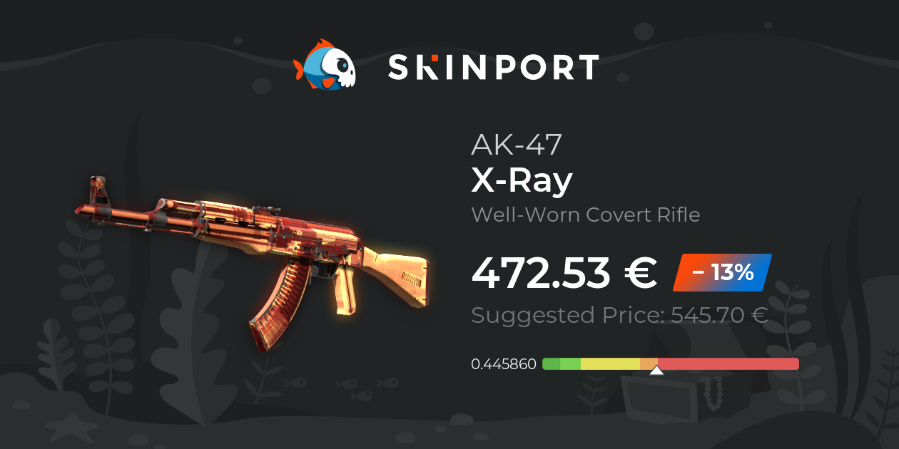 Ak 47 X Ray Well Worn Counter Strike 2 Skinport