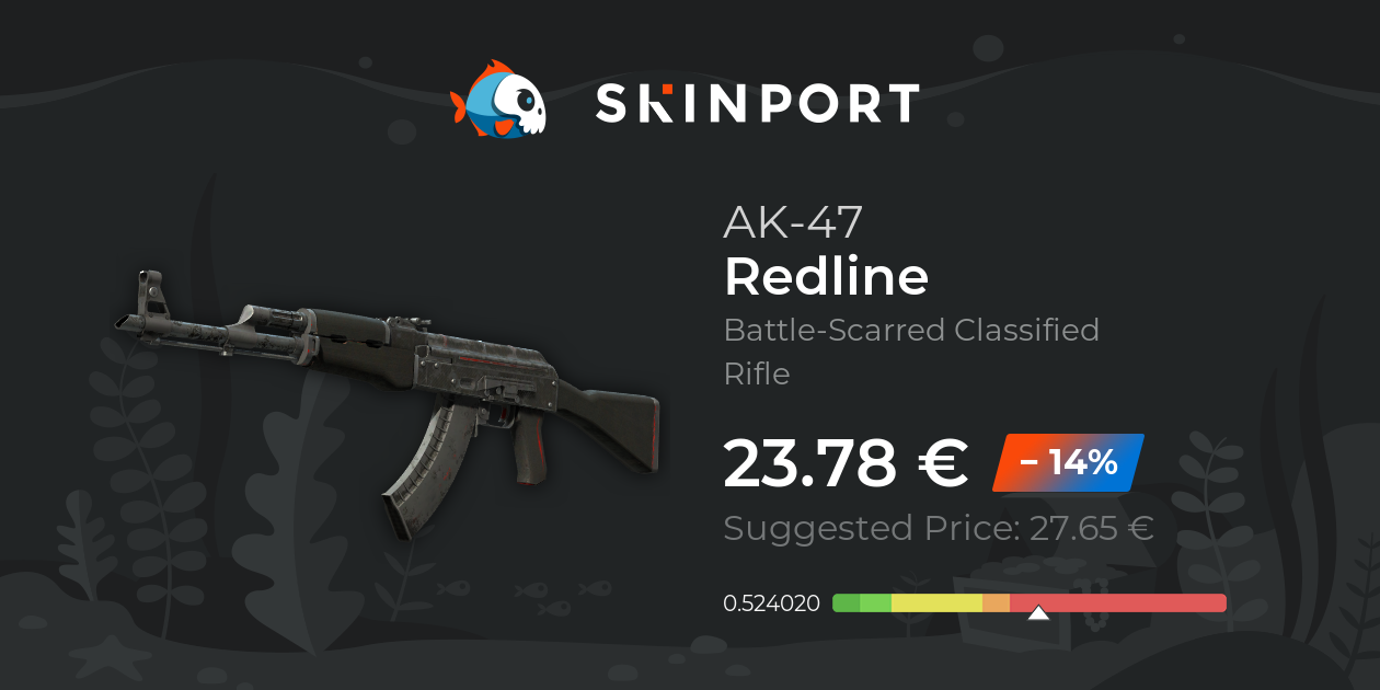 AK-47 | Redline (Battle-Scarred) - Counter-Strike 2 - Skinport