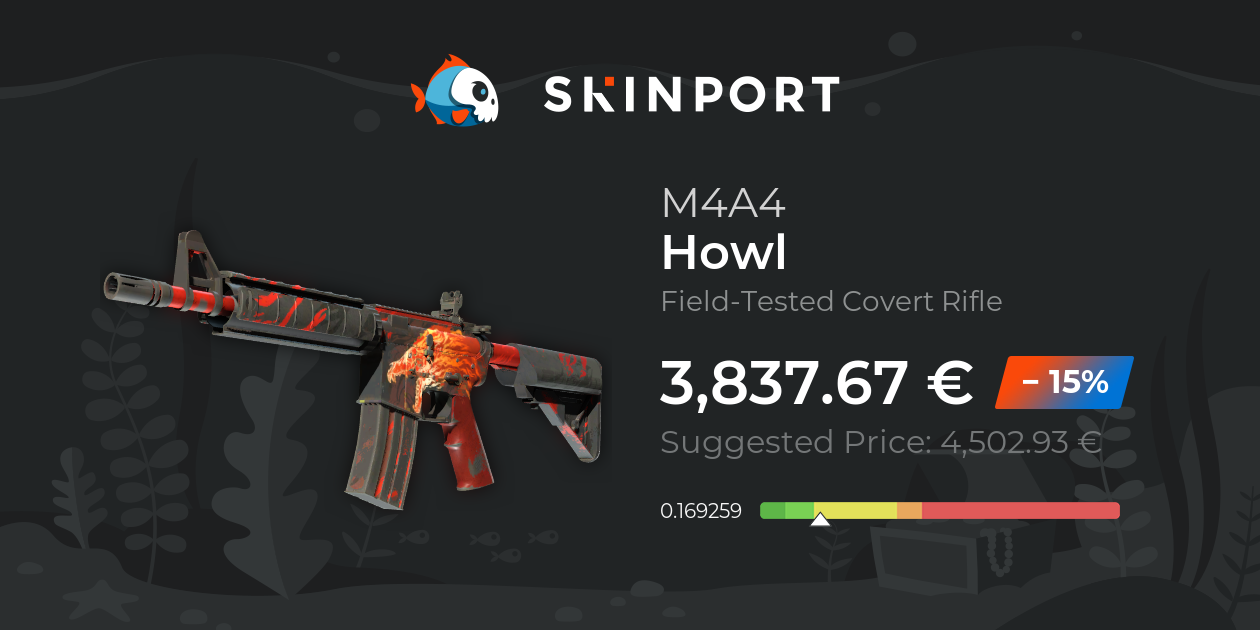 M4A4 | Howl (Field-Tested) - Counter-Strike 2 - Skinport