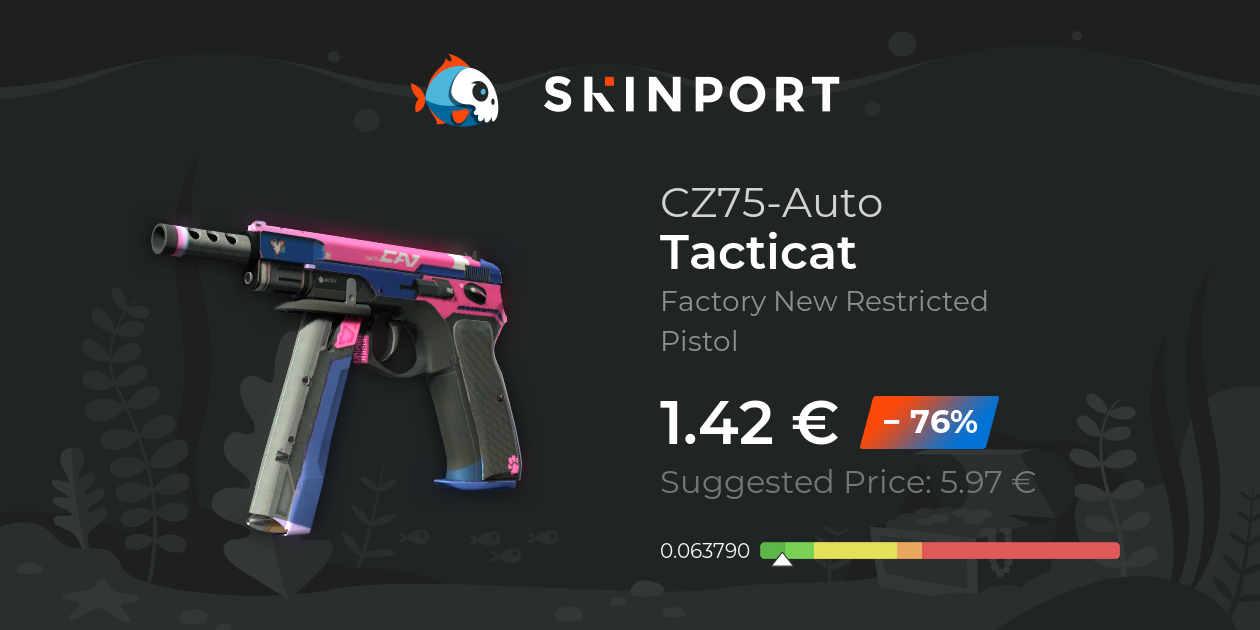 CZ75-Auto | Tacticat (Factory New) - Counter-Strike 2 - Skinport