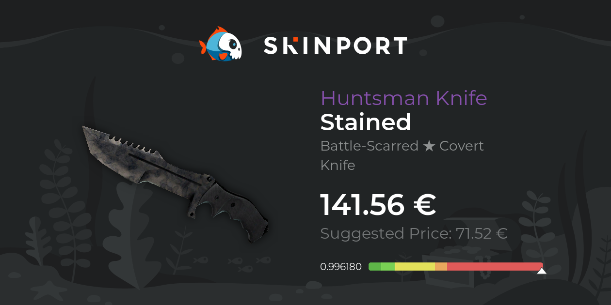 Huntsman Knife | Stained (Battle-Scarred) - Counter-Strike 2 - Skinport