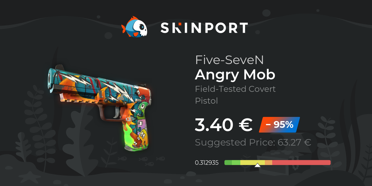Five-SeveN | Angry Mob (Field-Tested) - Counter-Strike 2 - Skinport