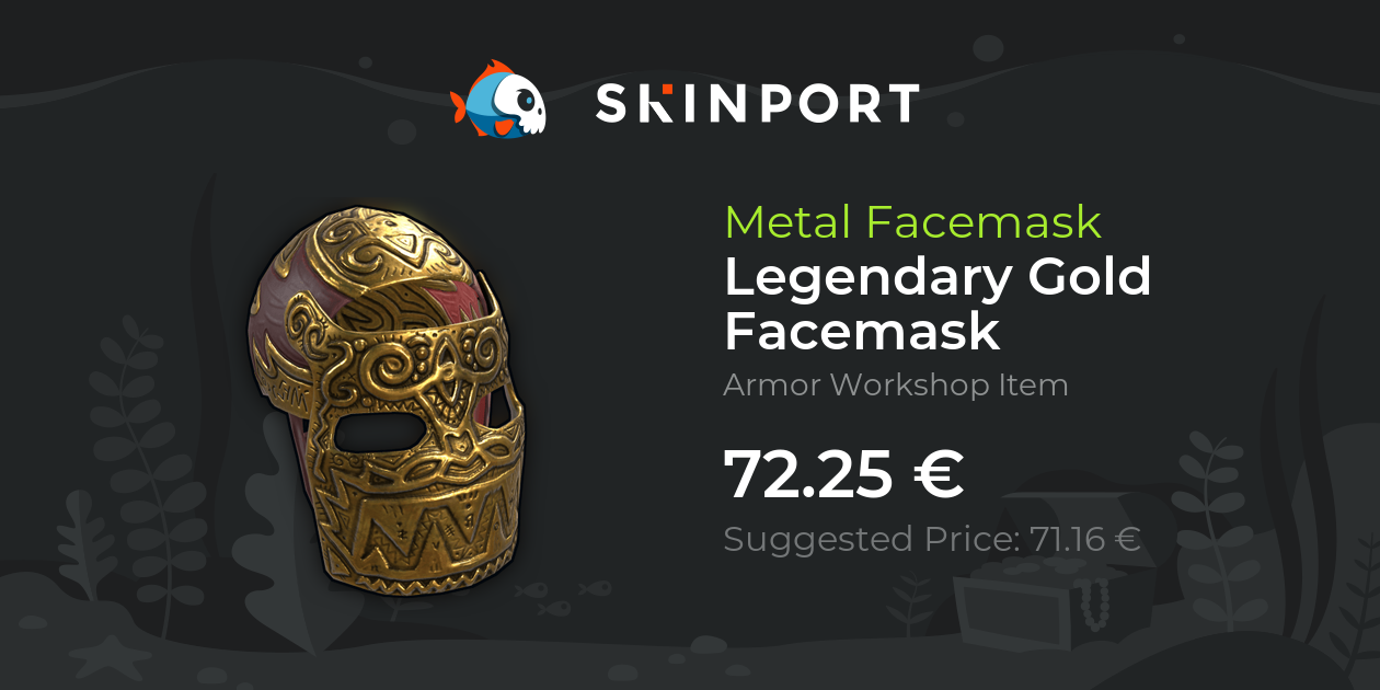 Legendary Gold Facemask - Rust - Skinport