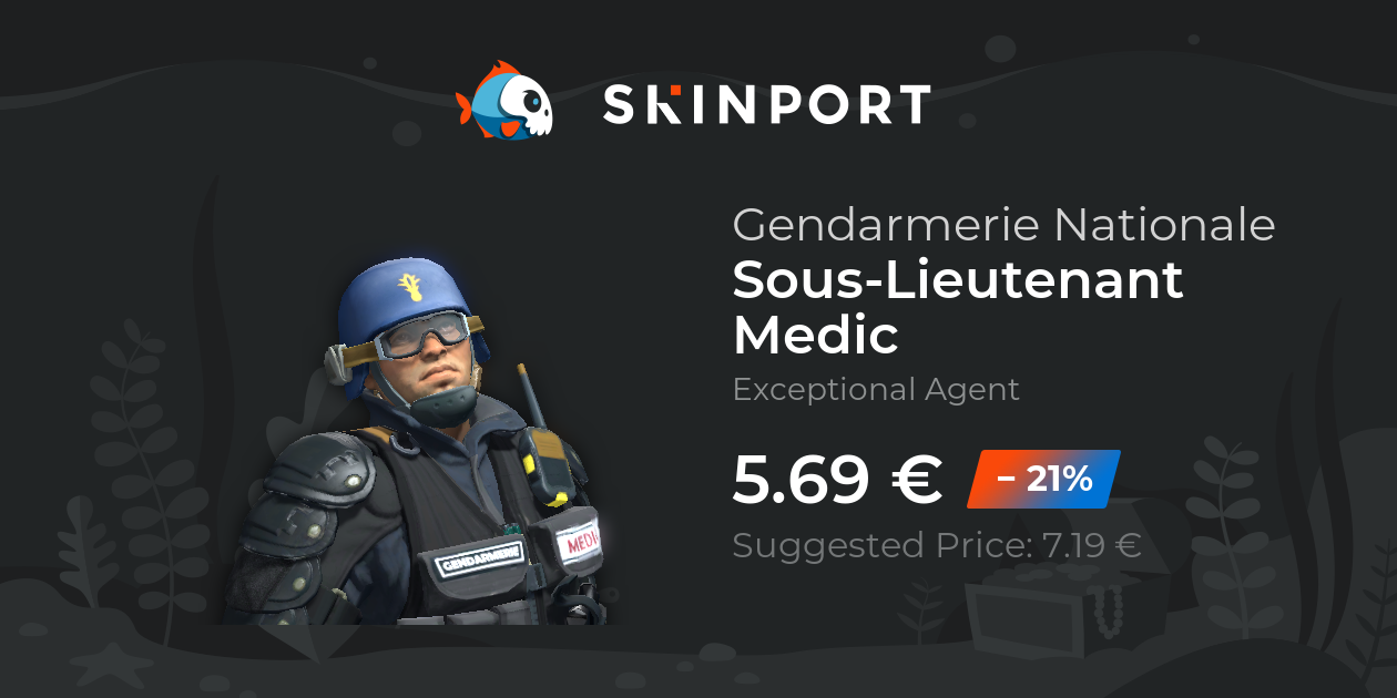 Sous-Lieutenant Medic | Gendarmerie Nationale - Counter-Strike 2 - Skinport