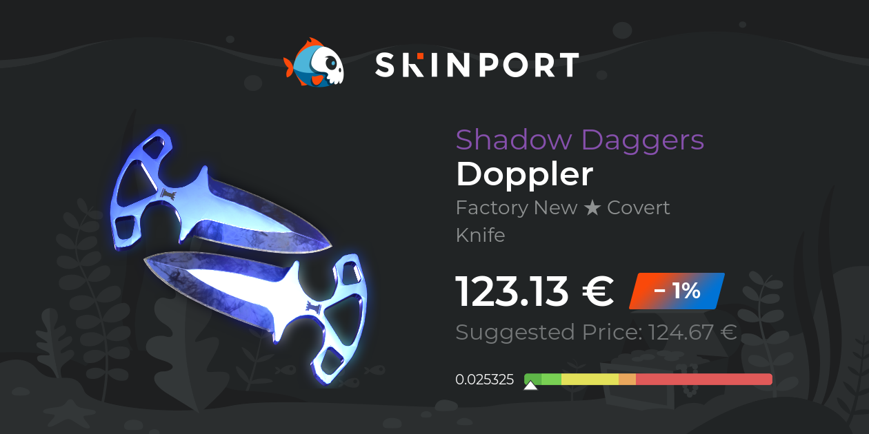 Shadow Daggers | Doppler (Factory New) - Counter-Strike 2 - Skinport