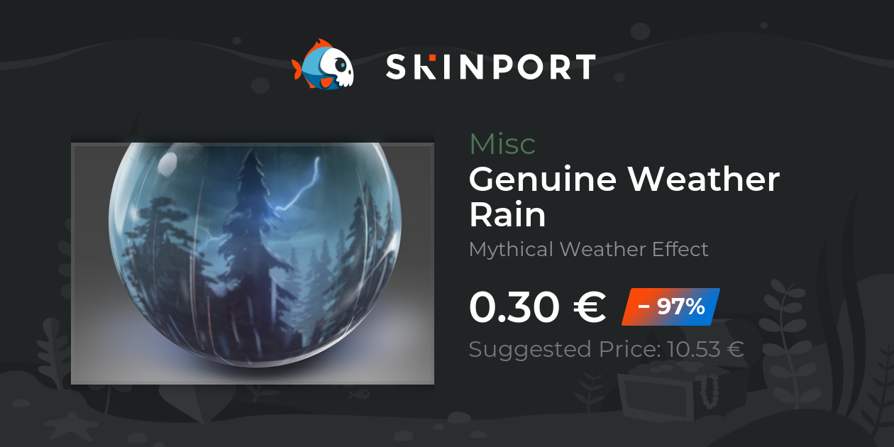 Genuine Weather Rain Dota 2 Skinport