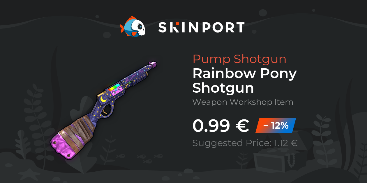 Rainbow Pony Shotgun - Rust - Skinport