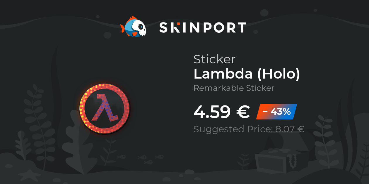 Sticker Lambda (Holo) CounterStrike 2 Skinport