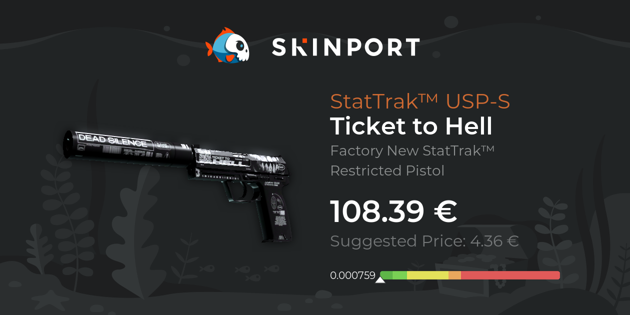 StatTrak™ USP-S | Ticket to Hell (Factory New) - Counter-Strike 2 ...