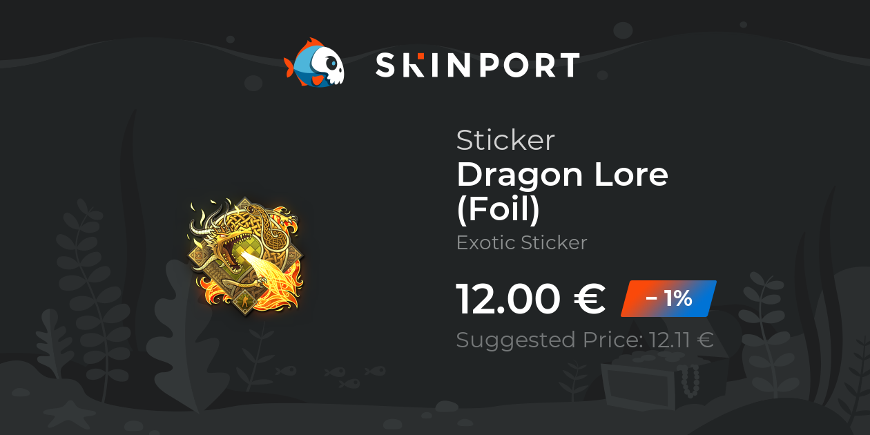 Sticker Dragon Lore (Foil) CounterStrike 2 Skinport