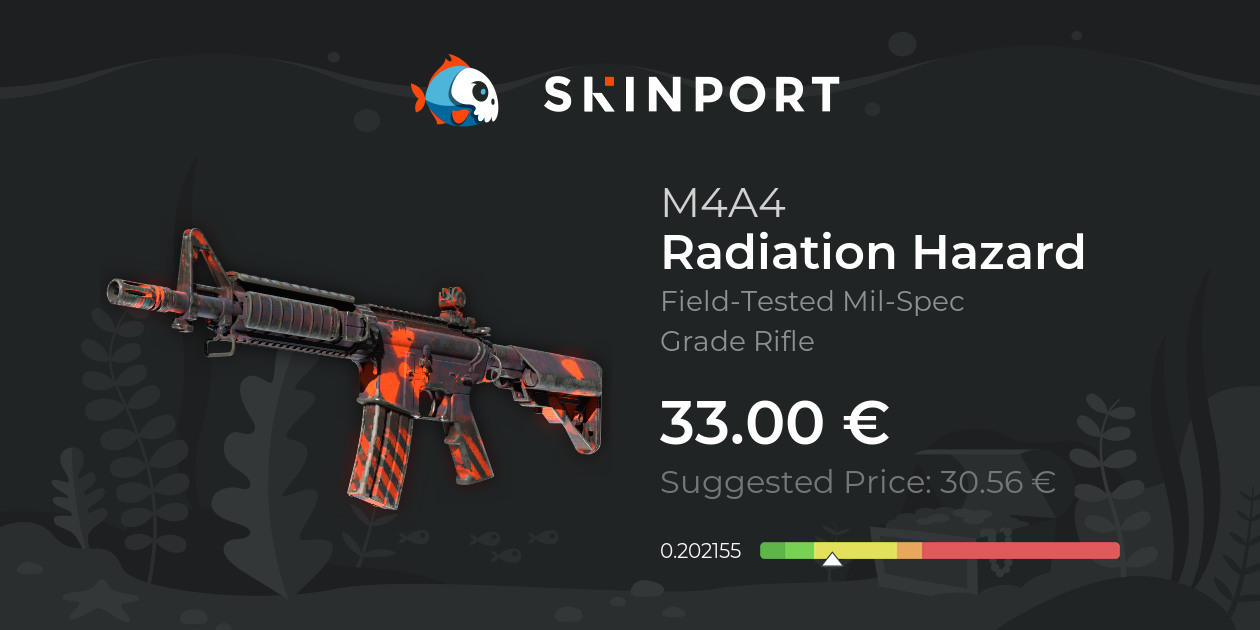 M4A4 | Radiation Hazard (Field-Tested) - Counter-Strike 2 - Skinport