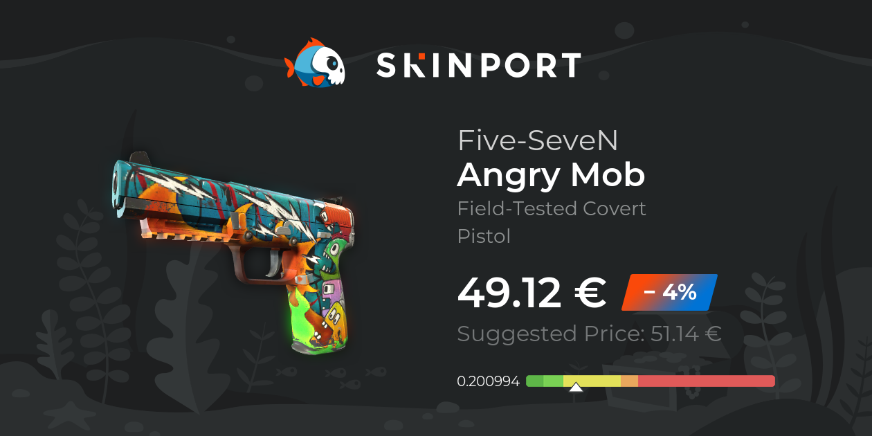 Five-SeveN | Angry Mob (Field-Tested) - Counter-Strike 2 - Skinport