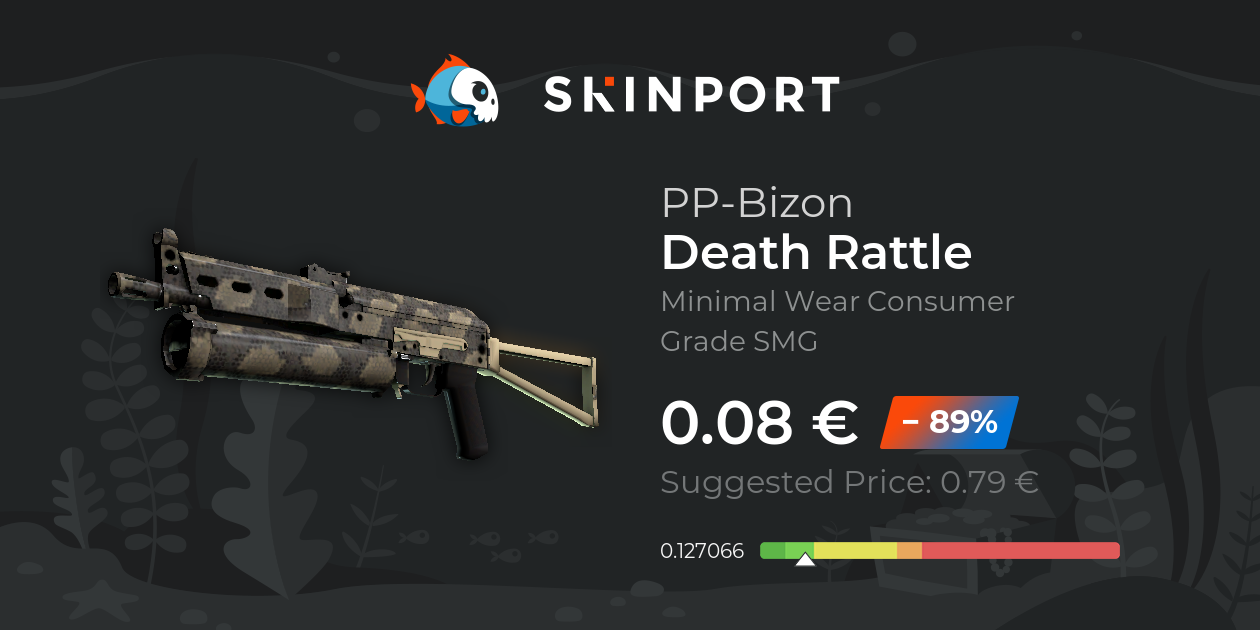 PP-Bizon | Death Rattle (Minimal Wear) - Counter-Strike 2 - Skinport
