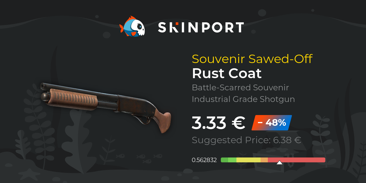 Souvenir Sawed-Off | Rust Coat (Battle-Scarred) - Counter-Strike 2 ...