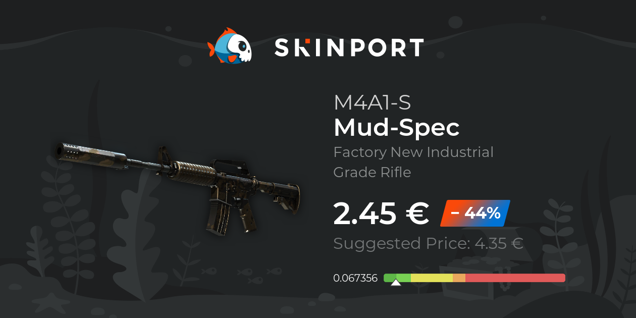 M4A1-S | Mud-Spec (Recién fabricado) - Counter-Strike 2 - Skinport