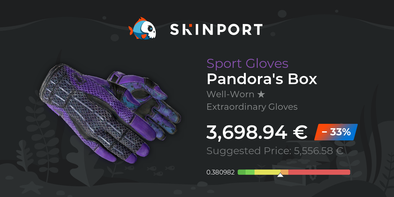 Sport Gloves Pandora's Box (WellWorn) CS2 Skinport