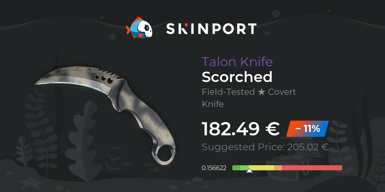 Talon Knife | Scorched (Field-Tested) - Counter-Strike 2 - Skinport