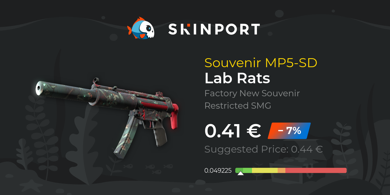 Souvenir MP5-SD | Lab Rats (Factory New) - Counter-Strike 2 - Skinport