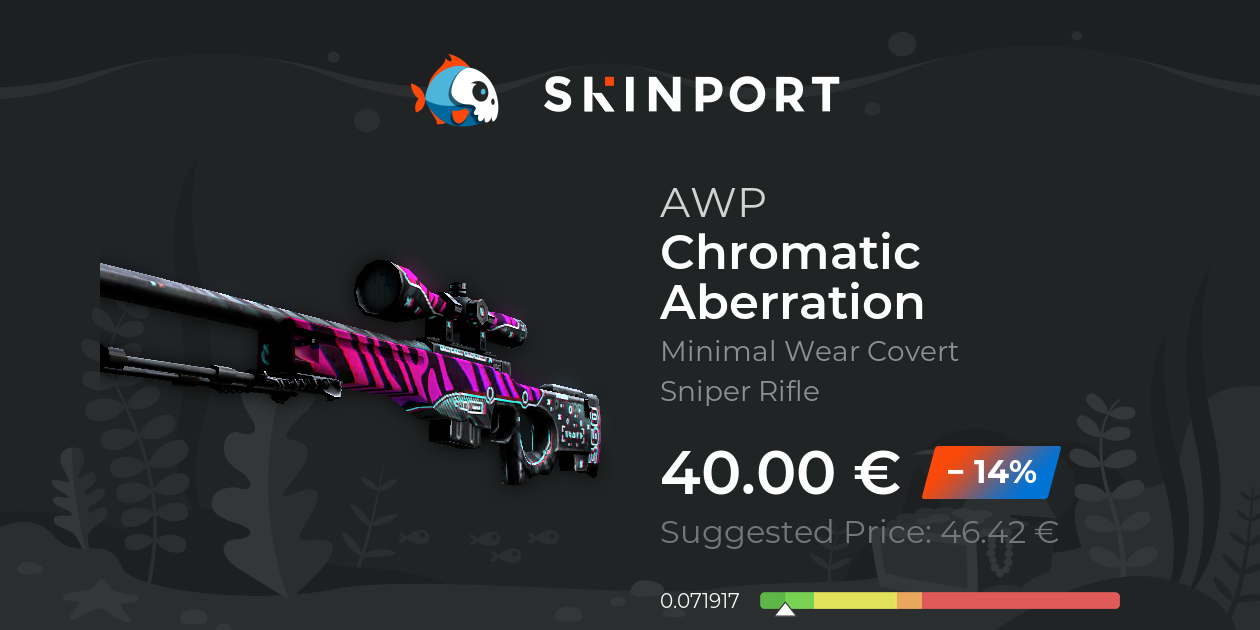 AWP | Chromatic Aberration (Minimal Wear) - CS:GO - Skinport
