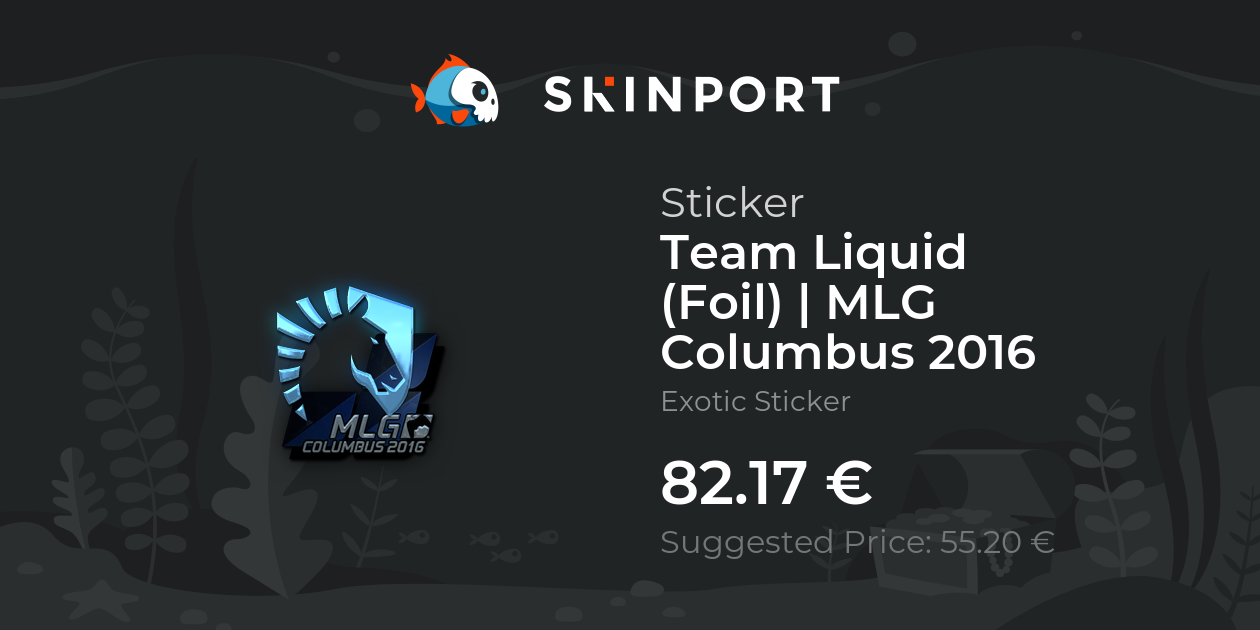 Sticker Team Liquid (Foil) MLG Columbus 2016 CSGO Skinport