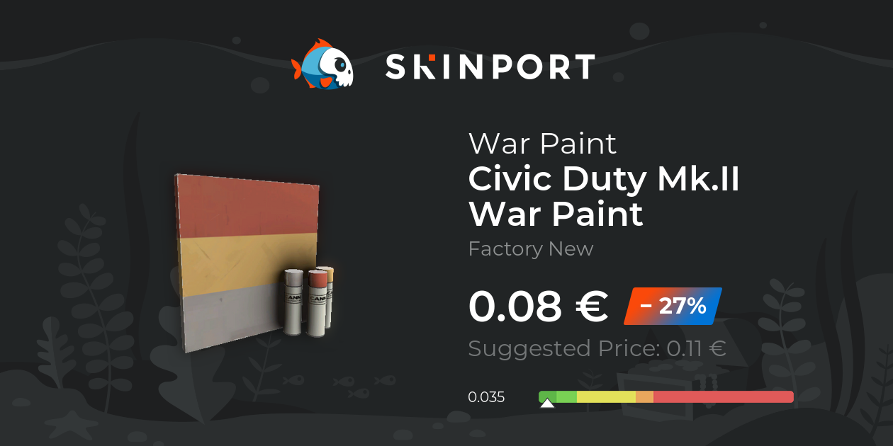 civic duty mk.ii war paint (factory new)