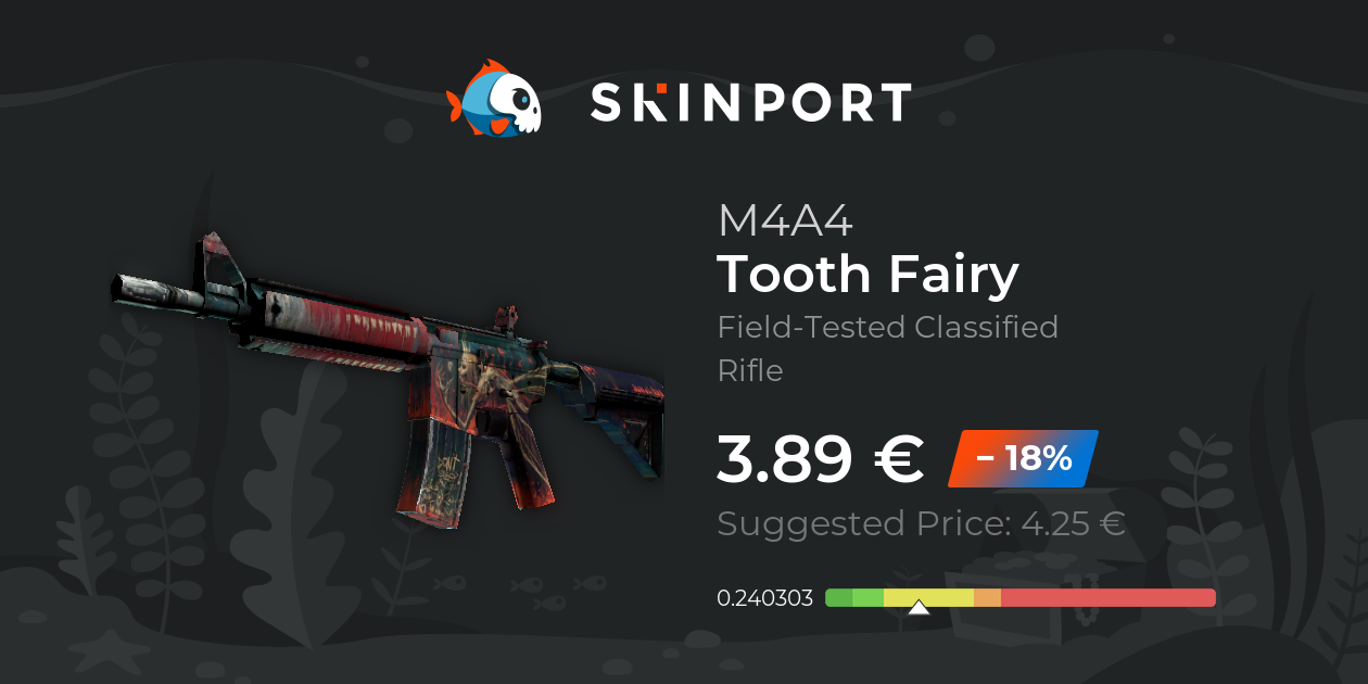 M4A4 | Tooth Fairy (Field-Tested) - Counter-Strike 2 - Skinport