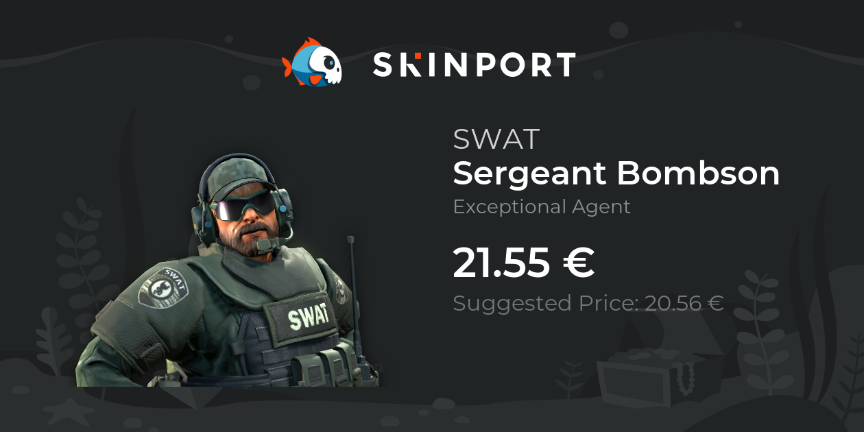 Sergeant Bombson | SWAT - Counter-Strike 2 - Skinport