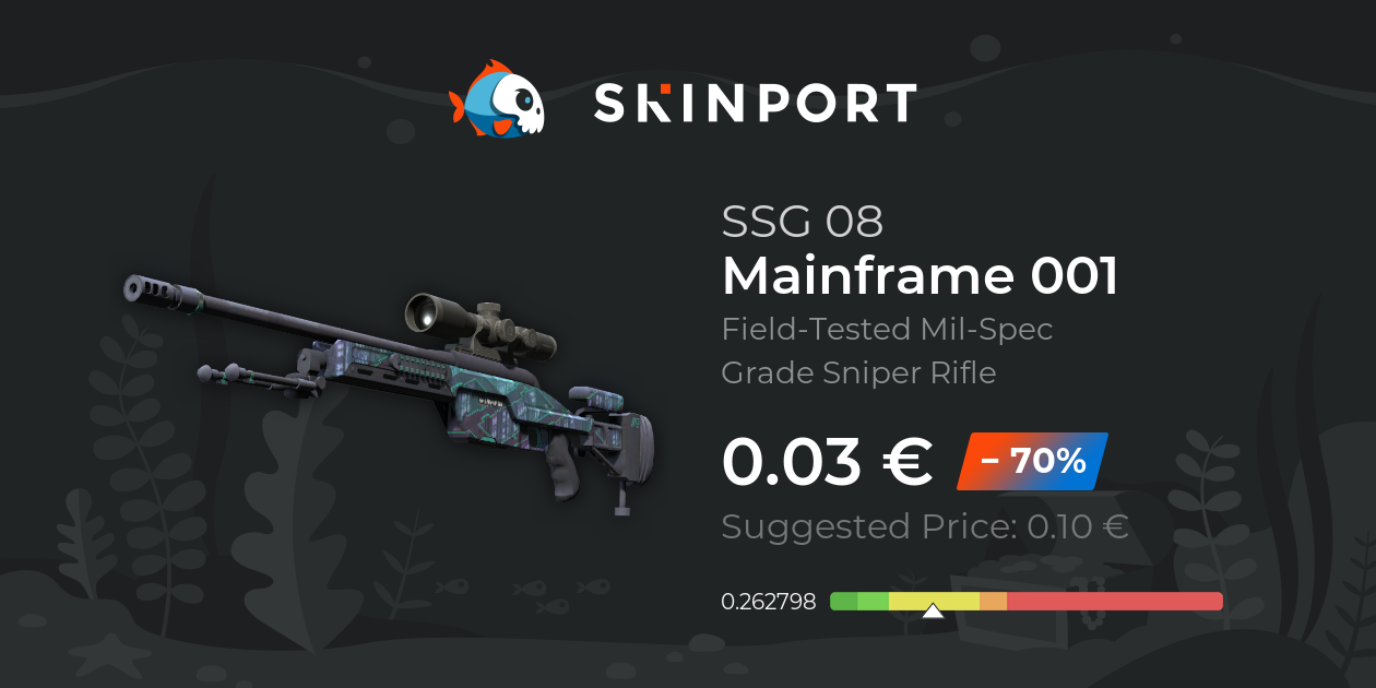 SSG 08 | Mainframe 001 (Field-Tested) - Counter-Strike 2 - Skinport
