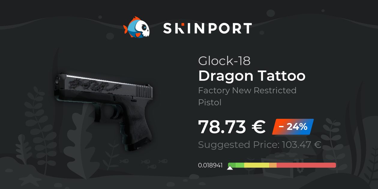 Glock18 Dragon Tattoo (Factory New) CS2 Skinport