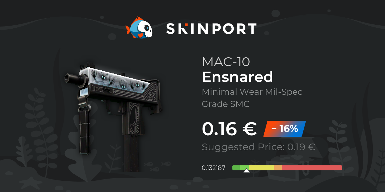MAC-10 | Ensnared (Minimal Wear) - Counter-Strike 2 - Skinport