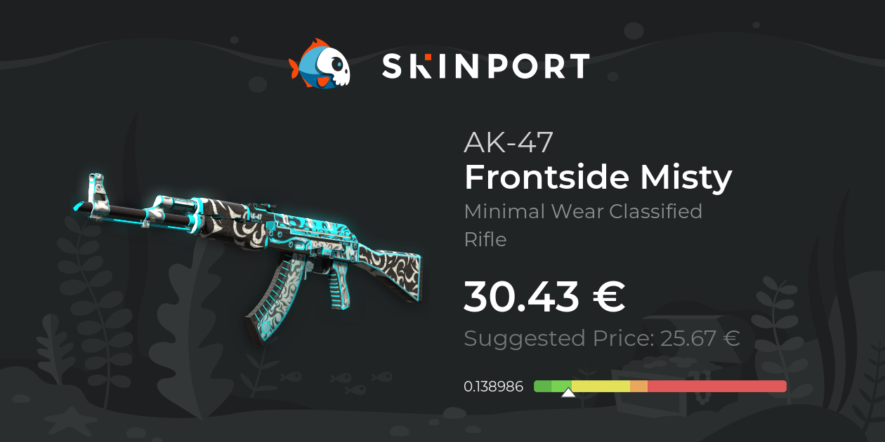 AK-47 | Frontside Misty (Minimal Wear) - Counter-Strike 2 - Skinport