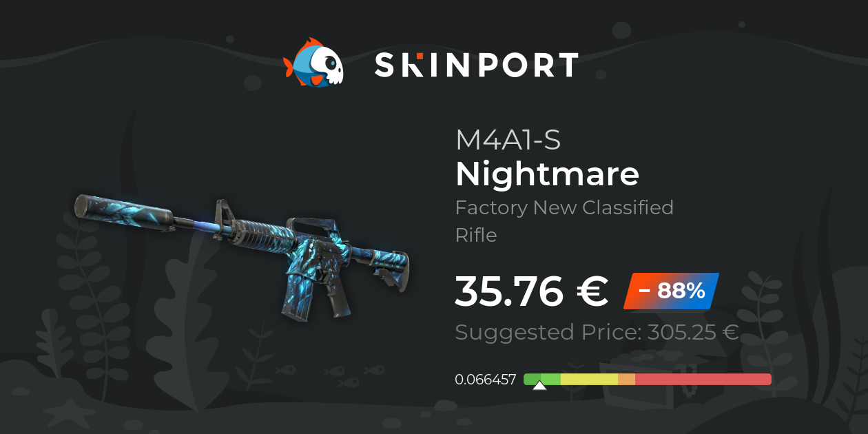 M4A1-S | Nightmare (Factory New) - Counter-Strike 2 - Skinport