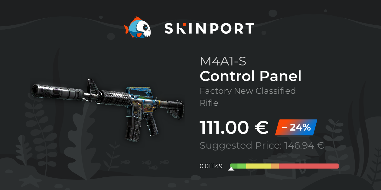 M4A1-S | Control Panel (Factory New) - CS2 - Skinport