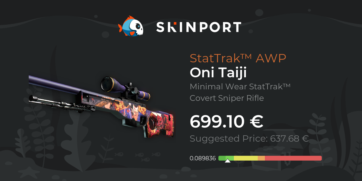 StatTrak™ AWP | Oni Taiji (Minimal Wear) - CS:GO - Skinport