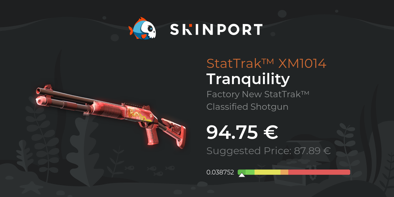 StatTrak™ XM1014 | Tranquility (Factory New) - Counter-Strike 2 - Skinport