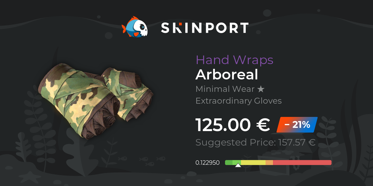 Hand Wraps Arboreal (Minimal Wear) CSGO Skinport