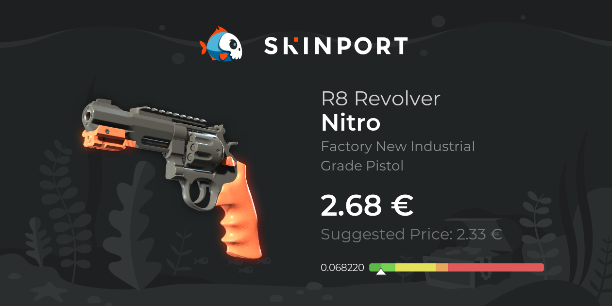 R8 Revolver | Nitro (Factory New) - Counter-Strike 2 - Skinport